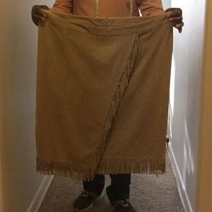 Midnight Velvet, 22W, Fake Wrap Skirt